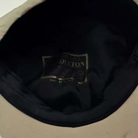 Pendleton Flat Cap - Nylon Beige Driving Cap - Picture 2 of 2